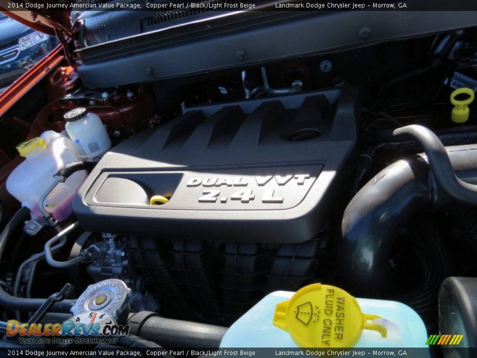 2014 Dodge Journey Amercian Value Package Copper Pearl / Black/Light Frost Beige Photo #14