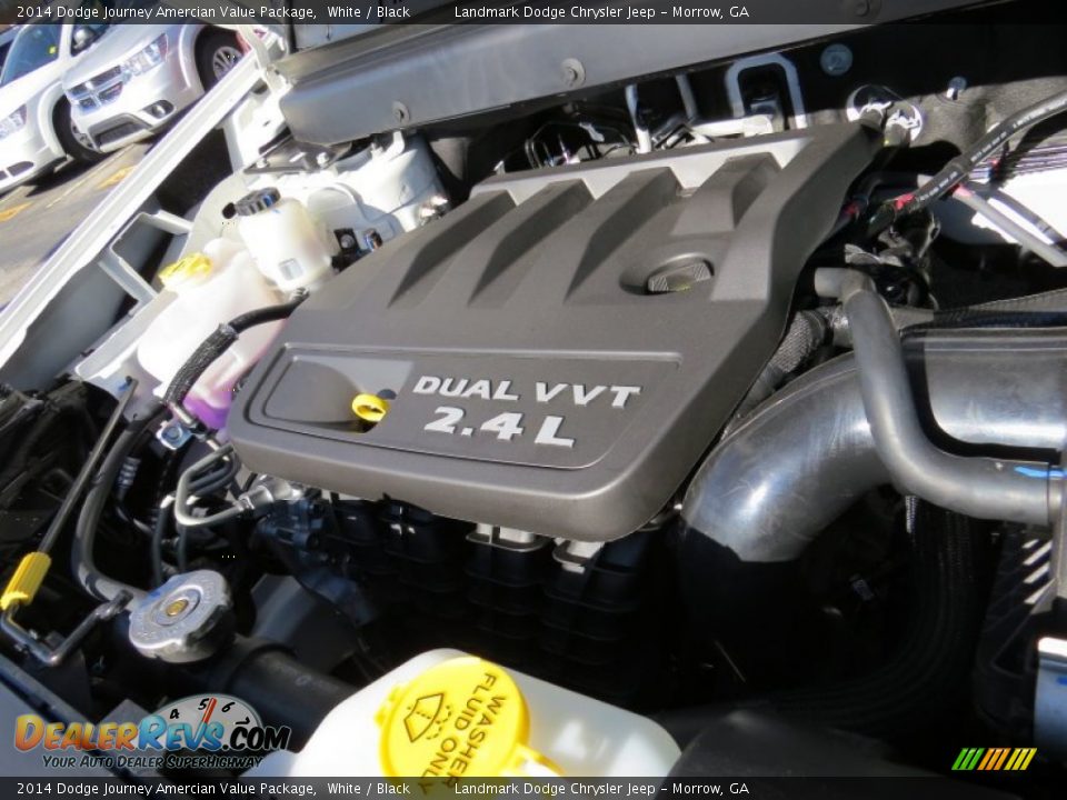 2014 Dodge Journey Amercian Value Package White / Black Photo #9