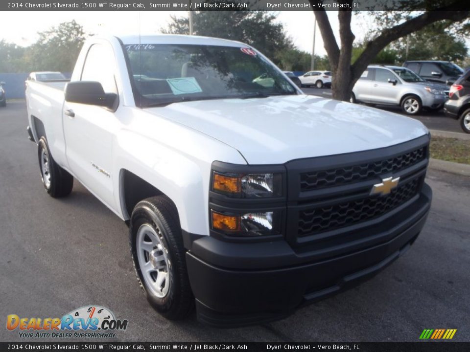 2014 Chevrolet Silverado 1500 WT Regular Cab Summit White / Jet Black/Dark Ash Photo #1