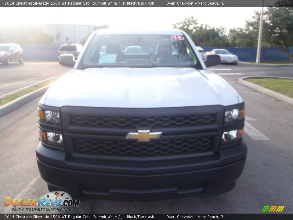 2014 Chevrolet Silverado 1500 WT Regular Cab Summit White / Jet Black/Dark Ash Photo #2