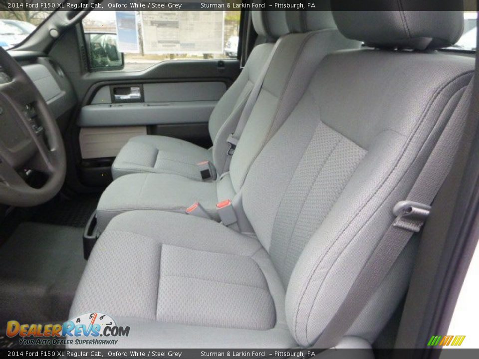Front Seat of 2014 Ford F150 XL Regular Cab Photo #9