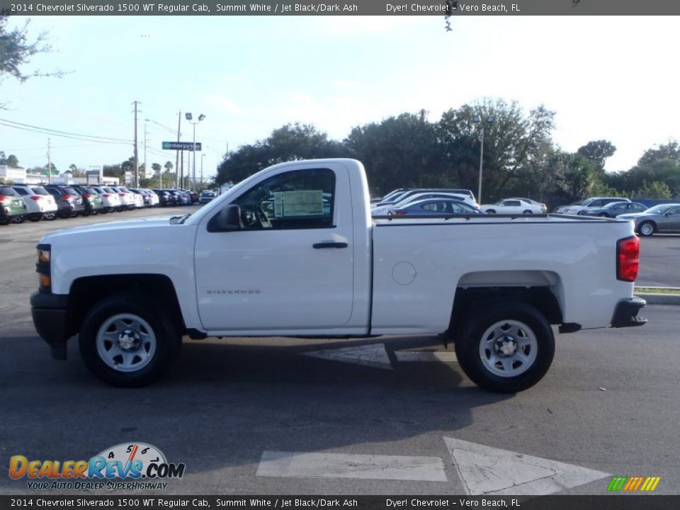 2014 Chevrolet Silverado 1500 WT Regular Cab Summit White / Jet Black/Dark Ash Photo #3