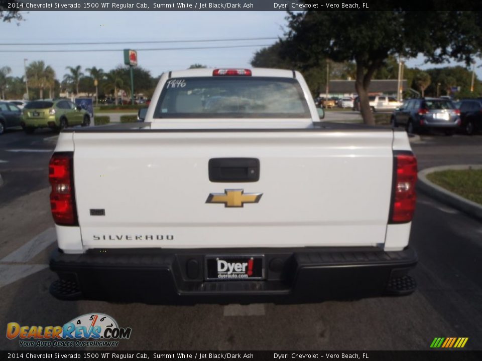2014 Chevrolet Silverado 1500 WT Regular Cab Summit White / Jet Black/Dark Ash Photo #4