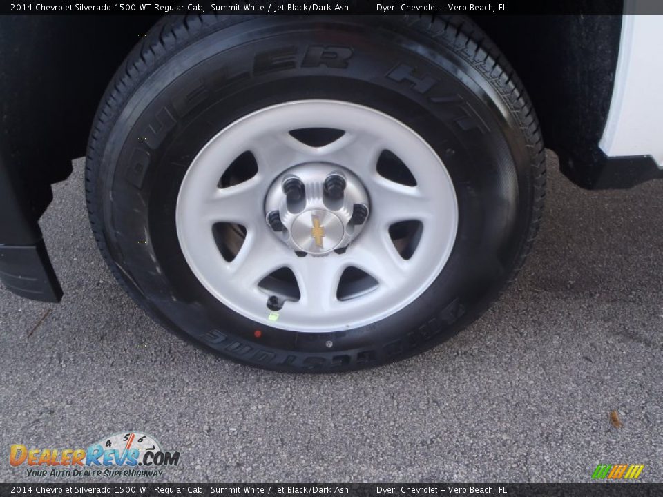 2014 Chevrolet Silverado 1500 WT Regular Cab Summit White / Jet Black/Dark Ash Photo #7