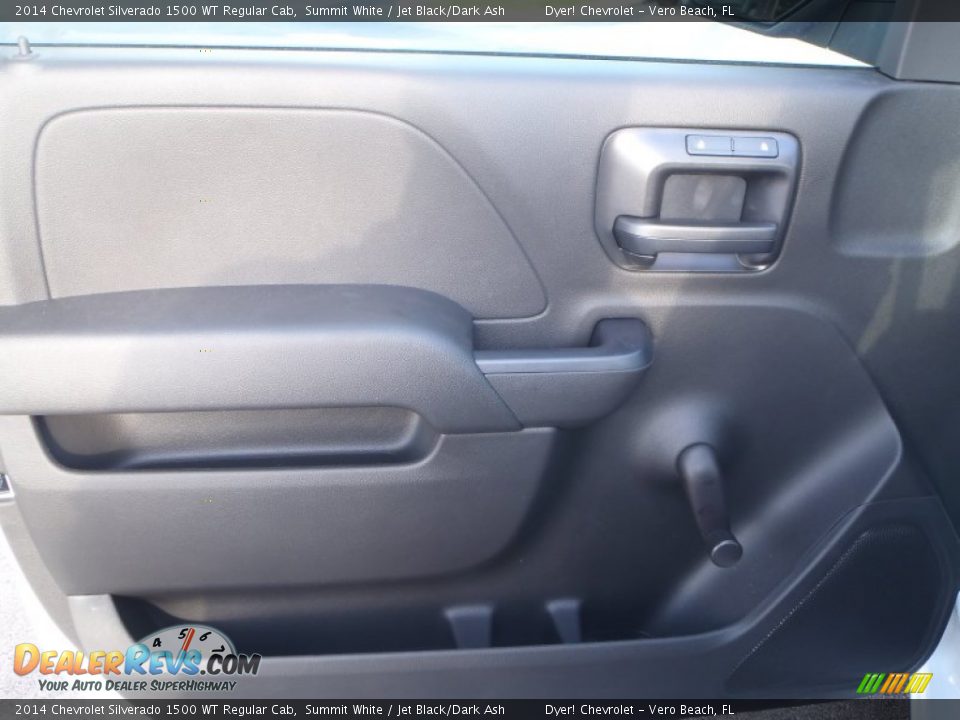 2014 Chevrolet Silverado 1500 WT Regular Cab Summit White / Jet Black/Dark Ash Photo #8