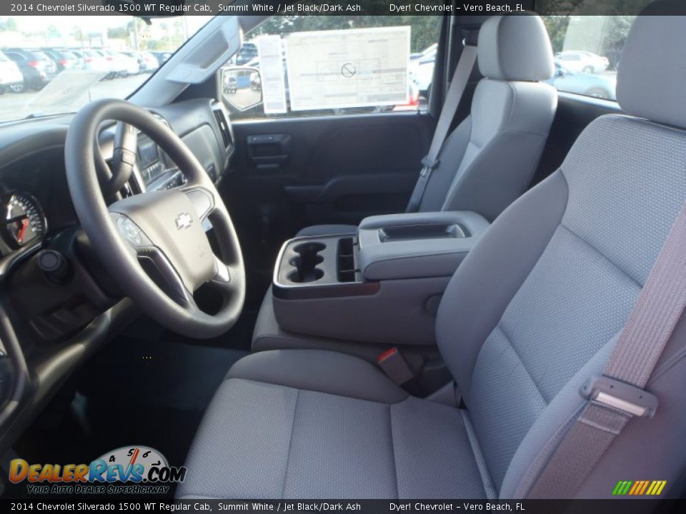 2014 Chevrolet Silverado 1500 WT Regular Cab Summit White / Jet Black/Dark Ash Photo #10