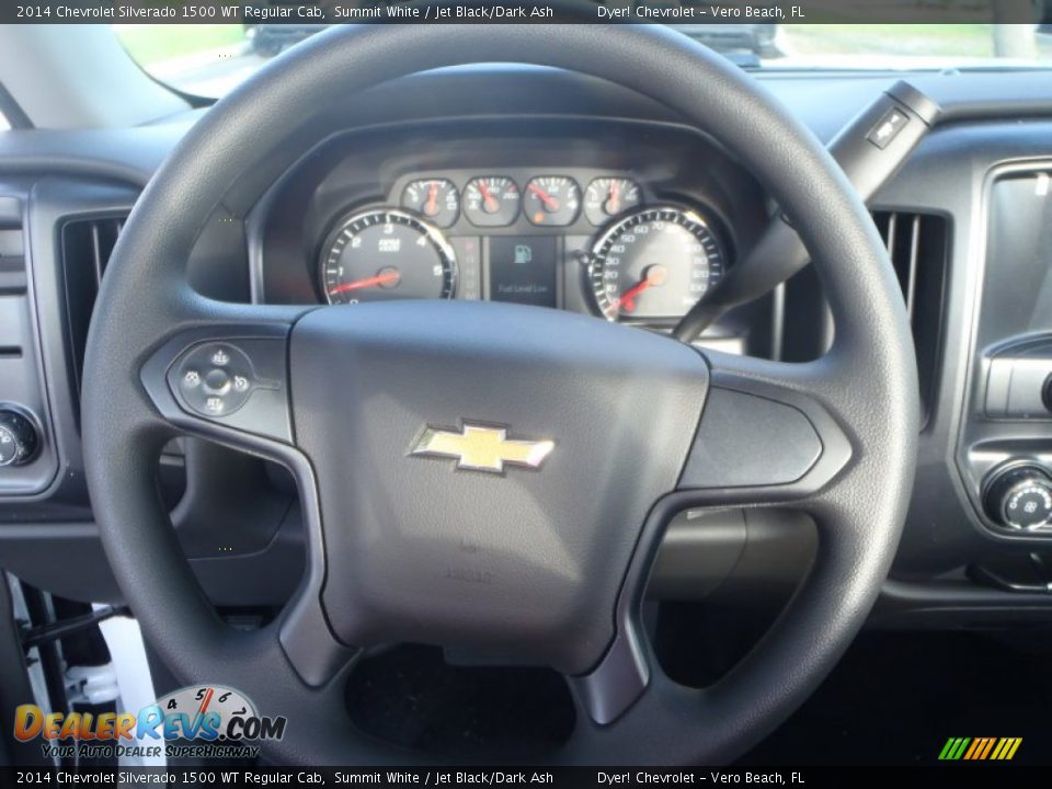 2014 Chevrolet Silverado 1500 WT Regular Cab Summit White / Jet Black/Dark Ash Photo #12