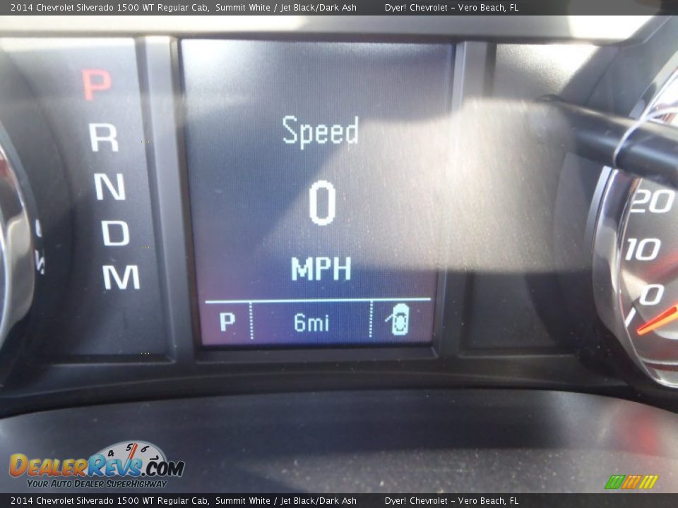 2014 Chevrolet Silverado 1500 WT Regular Cab Summit White / Jet Black/Dark Ash Photo #13