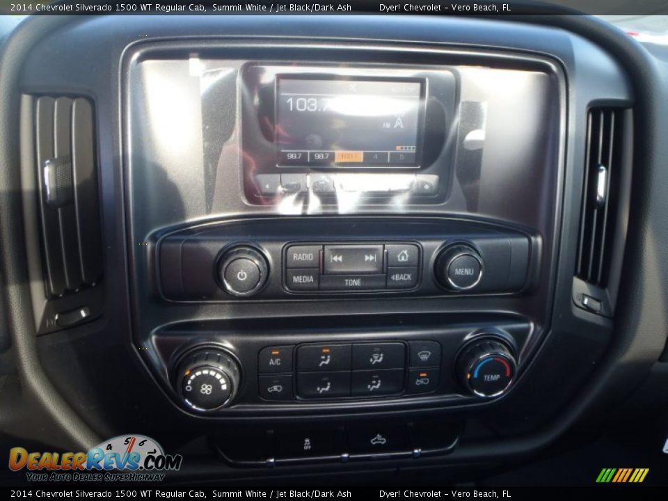 2014 Chevrolet Silverado 1500 WT Regular Cab Summit White / Jet Black/Dark Ash Photo #14