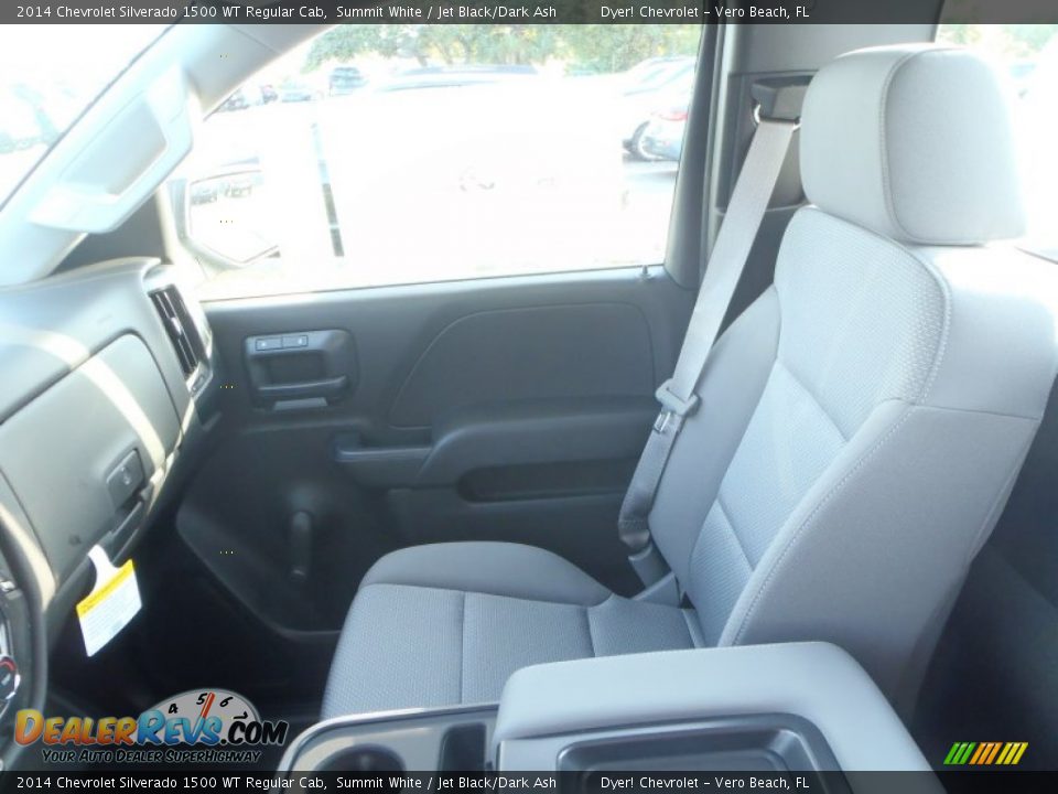 2014 Chevrolet Silverado 1500 WT Regular Cab Summit White / Jet Black/Dark Ash Photo #15
