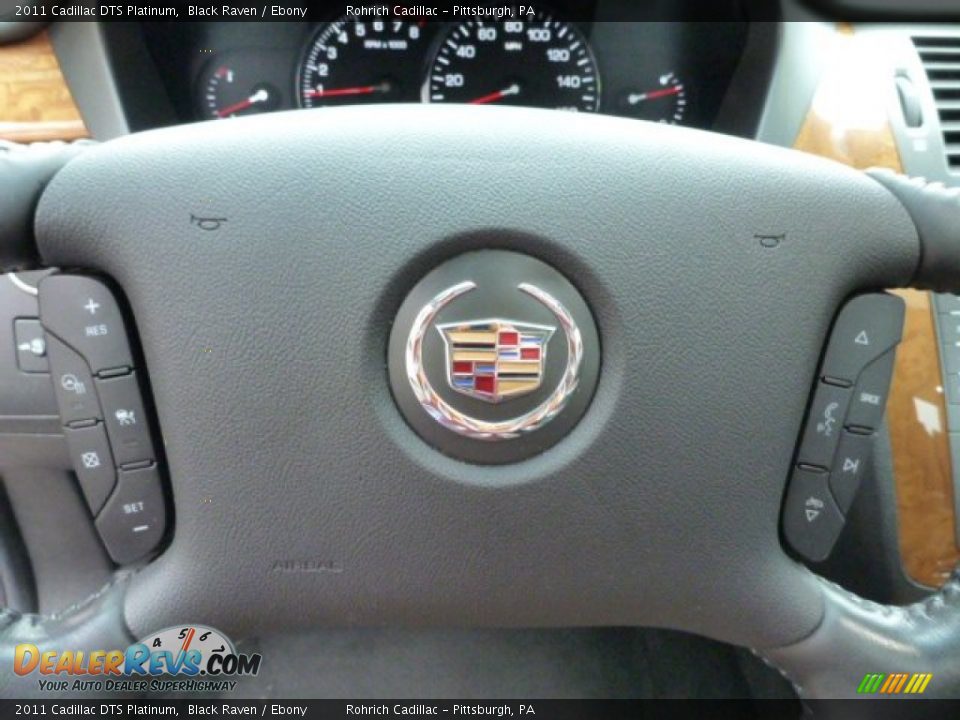 2011 Cadillac DTS Platinum Black Raven / Ebony Photo #21