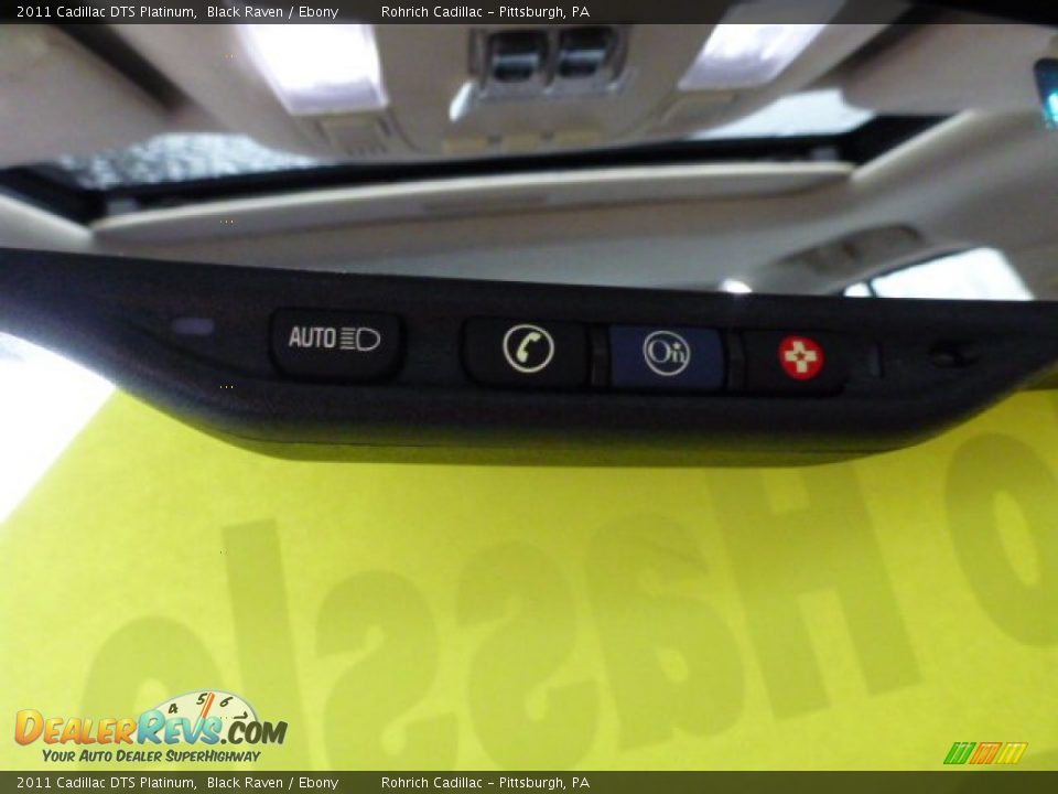 2011 Cadillac DTS Platinum Black Raven / Ebony Photo #22