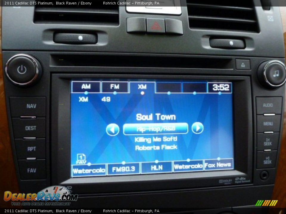 2011 Cadillac DTS Platinum Black Raven / Ebony Photo #23