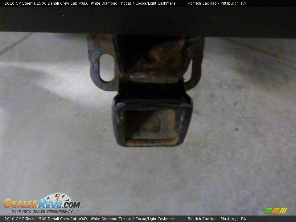 2010 GMC Sierra 1500 Denali Crew Cab AWD White Diamond Tricoat / Cocoa/Light Cashmere Photo #13