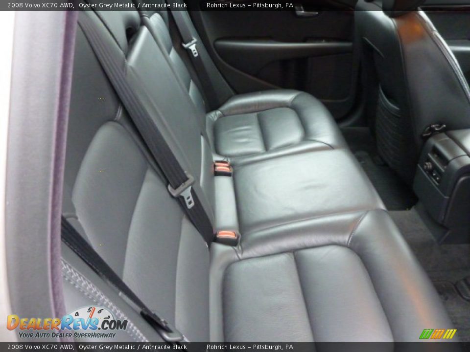 2008 Volvo XC70 AWD Oyster Grey Metallic / Anthracite Black Photo #13