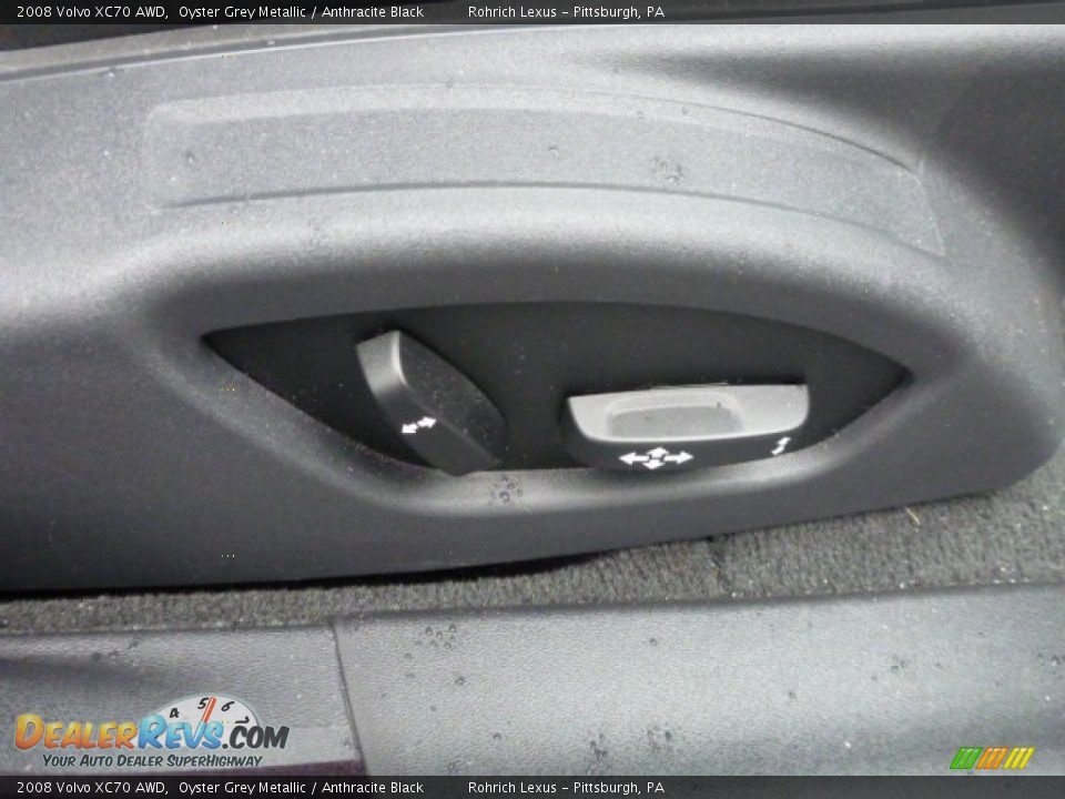 2008 Volvo XC70 AWD Oyster Grey Metallic / Anthracite Black Photo #17