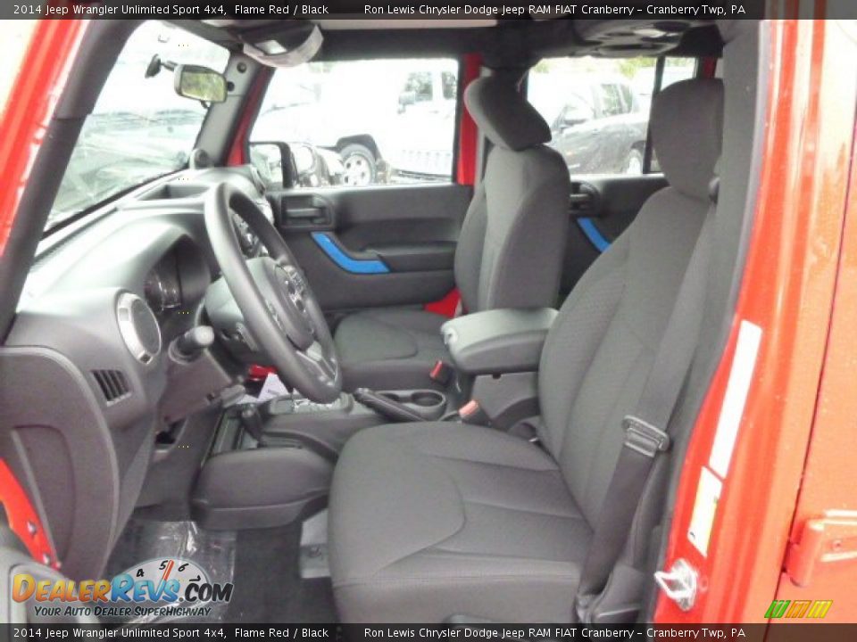2014 Jeep Wrangler Unlimited Sport 4x4 Flame Red / Black Photo #10