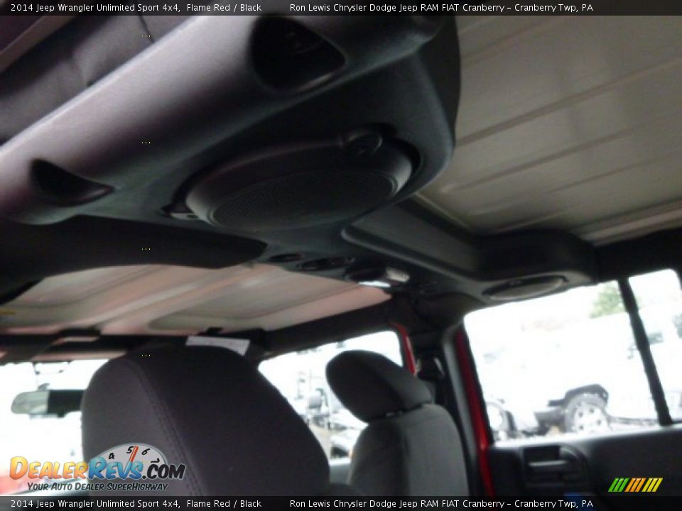 2014 Jeep Wrangler Unlimited Sport 4x4 Flame Red / Black Photo #14