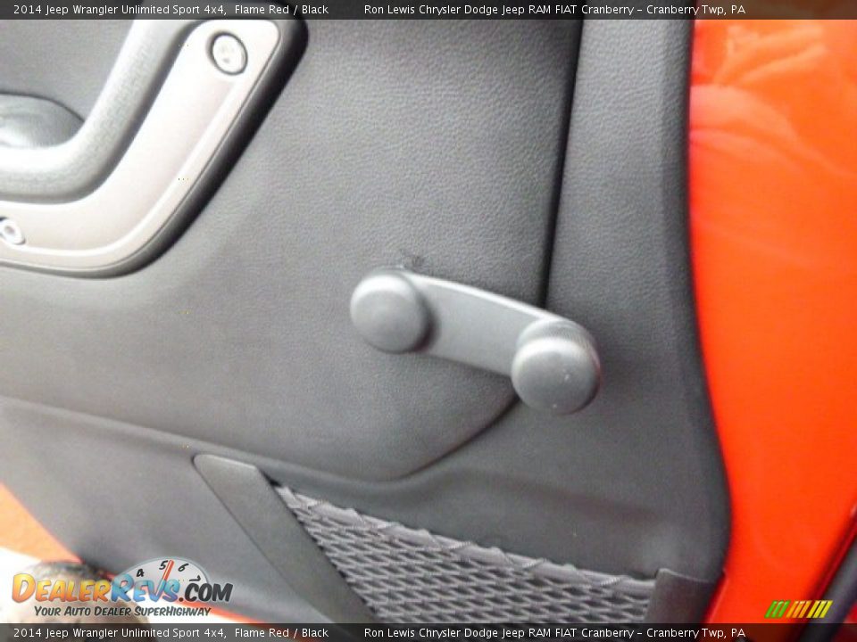 2014 Jeep Wrangler Unlimited Sport 4x4 Flame Red / Black Photo #16