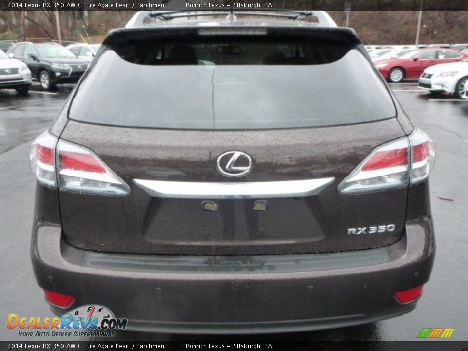 2014 Lexus RX 350 AWD Fire Agate Pearl / Parchment Photo #3
