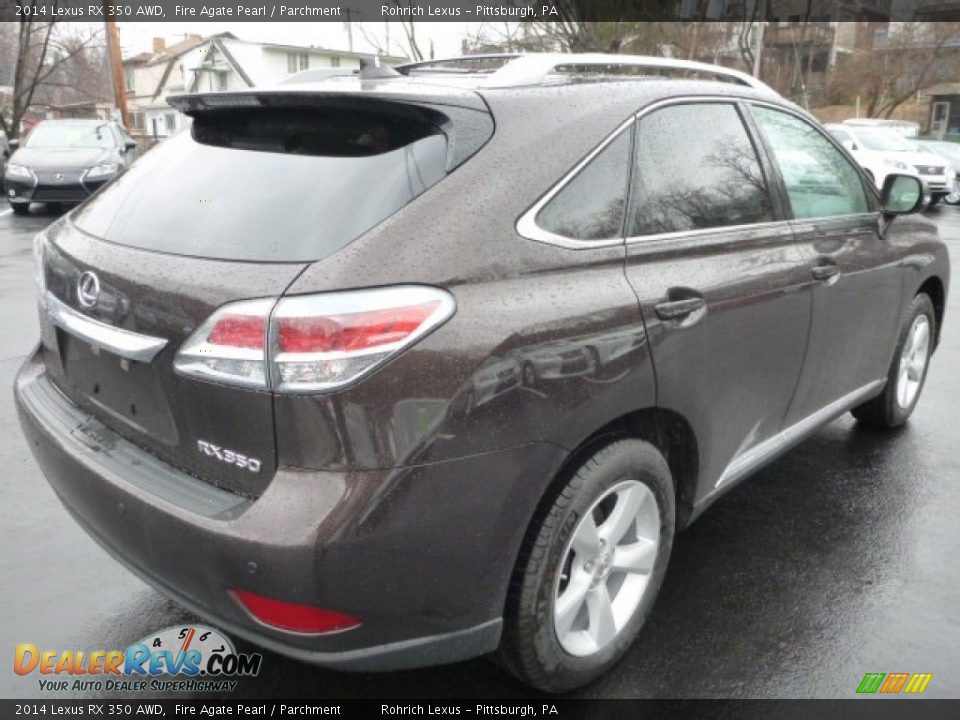 2014 Lexus RX 350 AWD Fire Agate Pearl / Parchment Photo #4