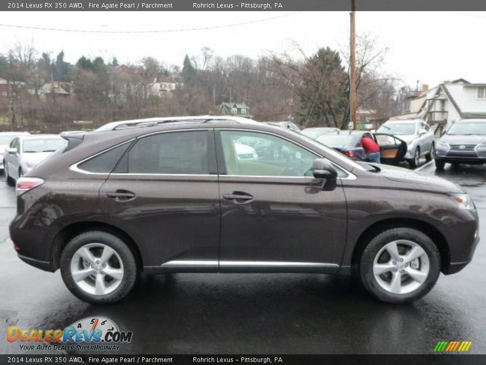 2014 Lexus RX 350 AWD Fire Agate Pearl / Parchment Photo #5