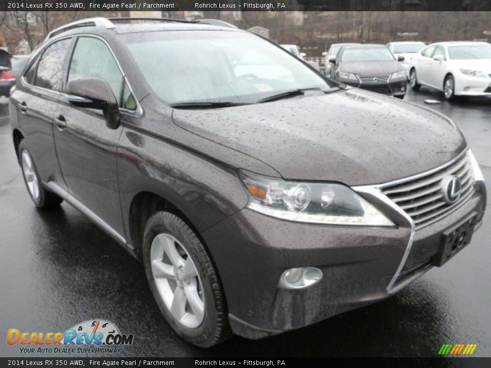 2014 Lexus RX 350 AWD Fire Agate Pearl / Parchment Photo #6