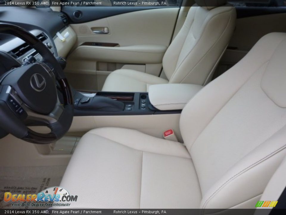 2014 Lexus RX 350 AWD Fire Agate Pearl / Parchment Photo #10