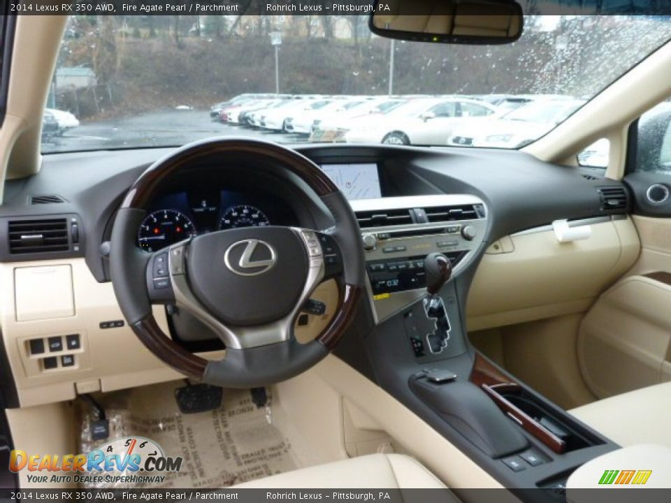 2014 Lexus RX 350 AWD Fire Agate Pearl / Parchment Photo #12