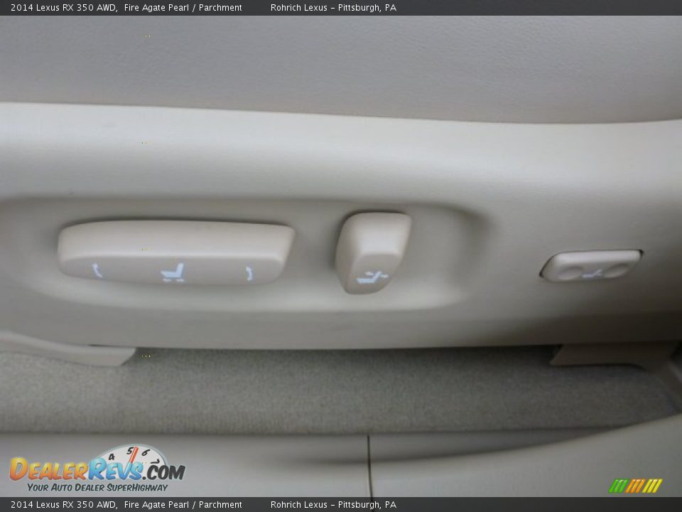 2014 Lexus RX 350 AWD Fire Agate Pearl / Parchment Photo #14