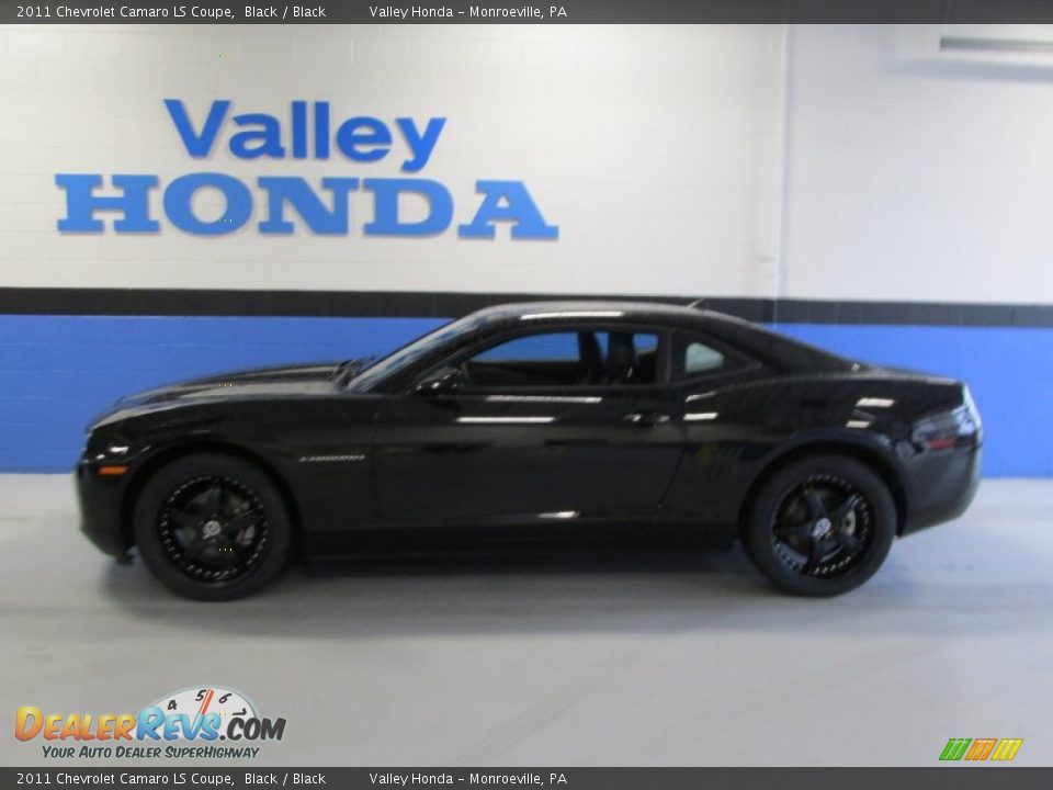 2011 Chevrolet Camaro LS Coupe Black / Black Photo #2