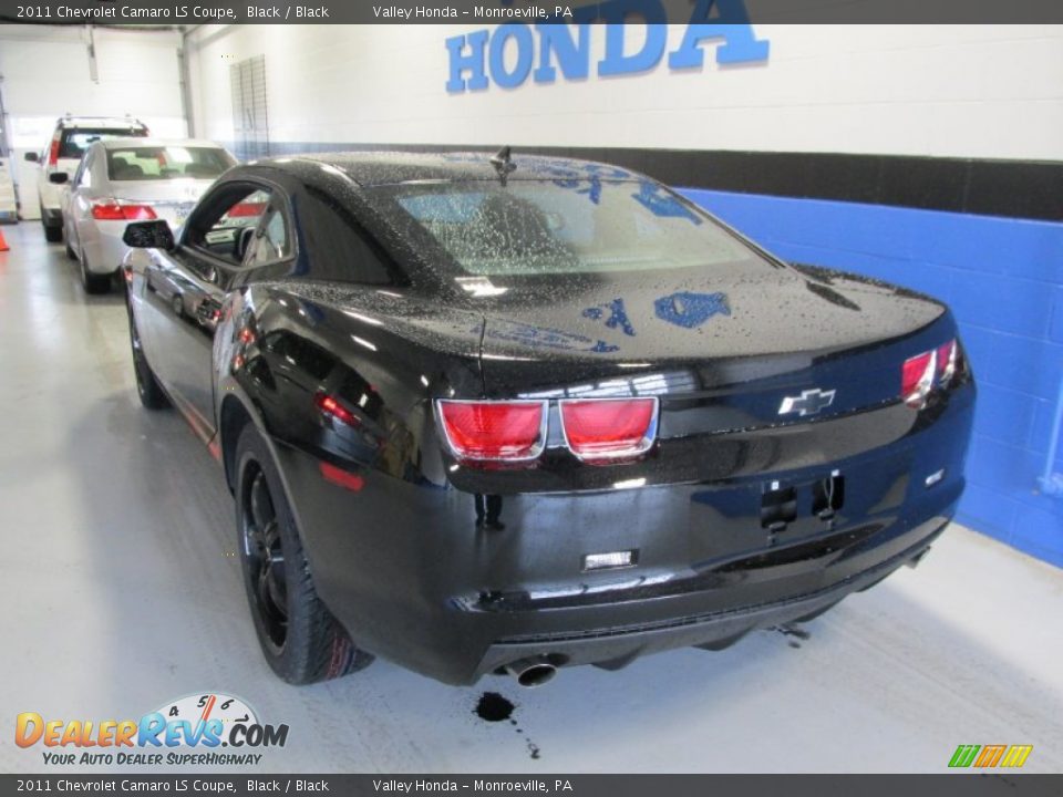 2011 Chevrolet Camaro LS Coupe Black / Black Photo #3