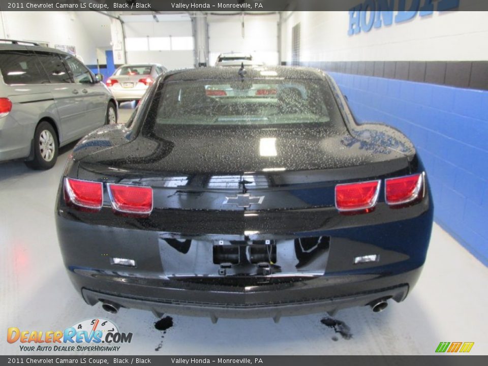 2011 Chevrolet Camaro LS Coupe Black / Black Photo #4