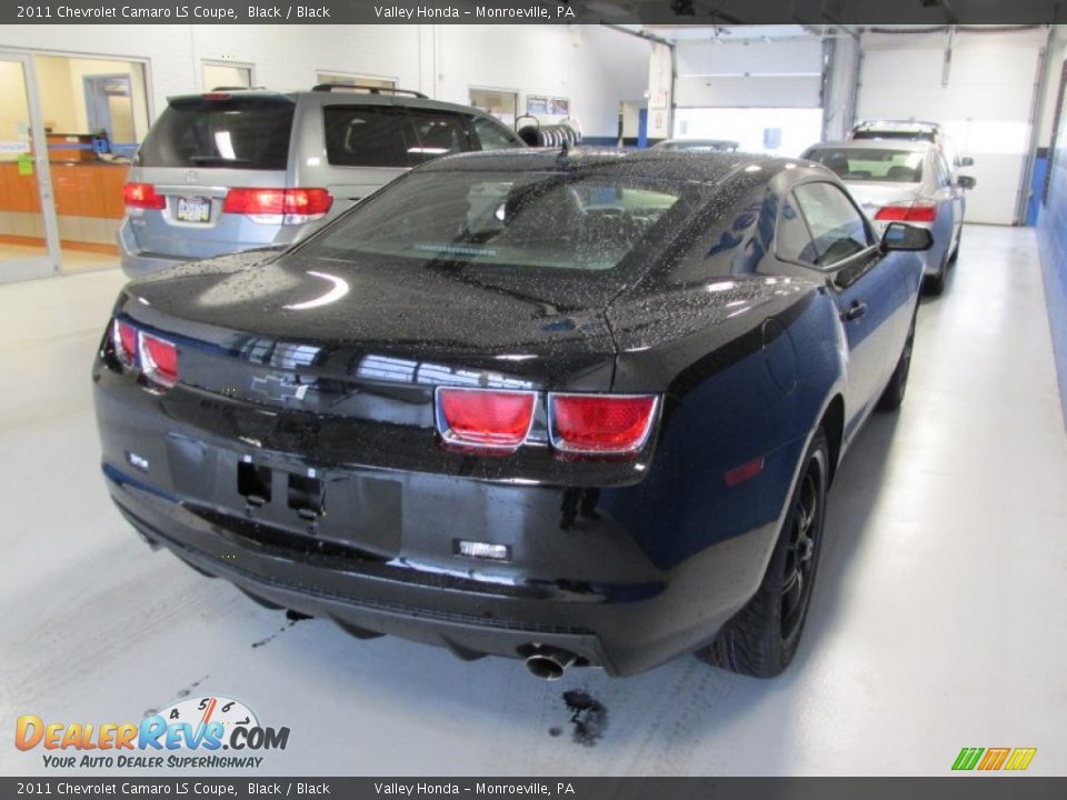 2011 Chevrolet Camaro LS Coupe Black / Black Photo #5