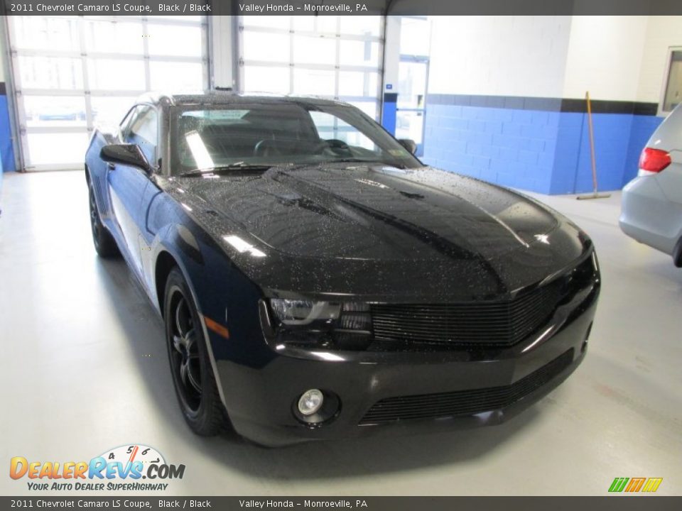2011 Chevrolet Camaro LS Coupe Black / Black Photo #6