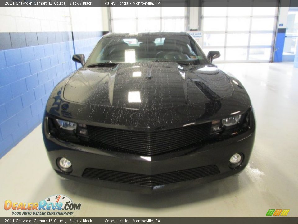 2011 Chevrolet Camaro LS Coupe Black / Black Photo #7