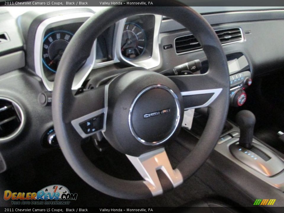 2011 Chevrolet Camaro LS Coupe Black / Black Photo #11
