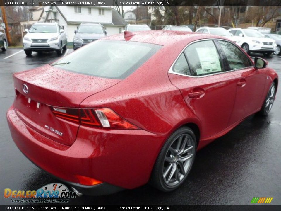 Matador Red Mica 2014 Lexus IS 350 F Sport AWD Photo #4