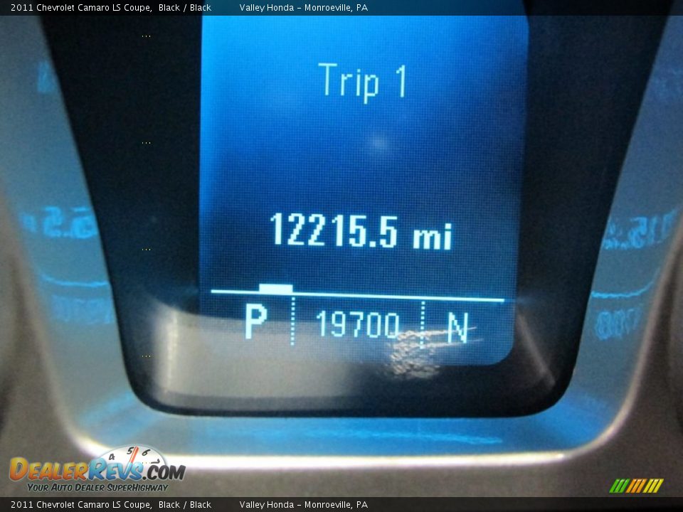 2011 Chevrolet Camaro LS Coupe Black / Black Photo #15