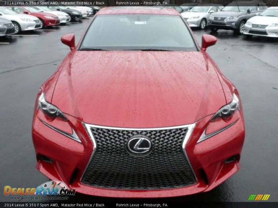 Matador Red Mica 2014 Lexus IS 350 F Sport AWD Photo #7