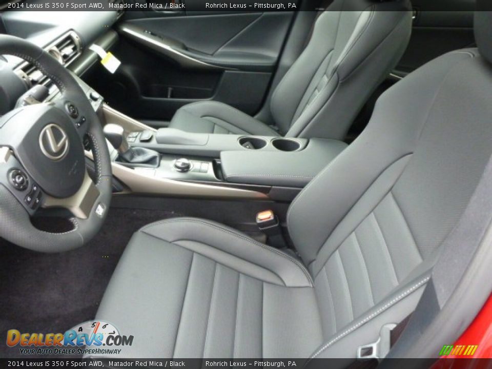 Front Seat of 2014 Lexus IS 350 F Sport AWD Photo #10