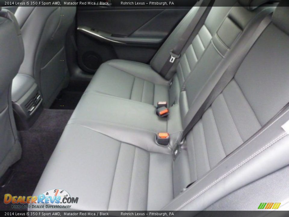 Rear Seat of 2014 Lexus IS 350 F Sport AWD Photo #11