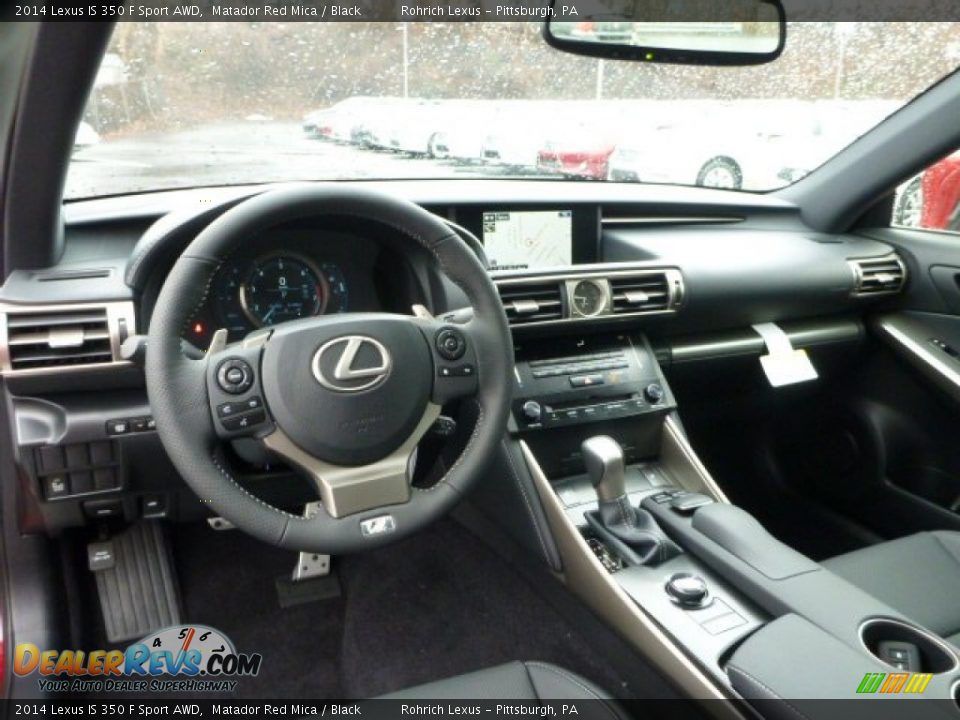Dashboard of 2014 Lexus IS 350 F Sport AWD Photo #12