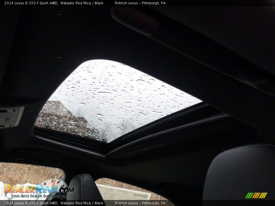 2014 Lexus IS 350 F Sport AWD Matador Red Mica / Black Photo #16