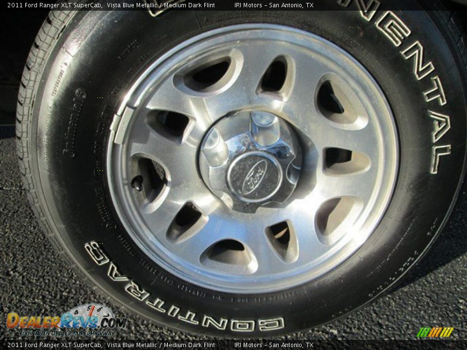 2011 Ford Ranger XLT SuperCab Vista Blue Metallic / Medium Dark Flint Photo #4