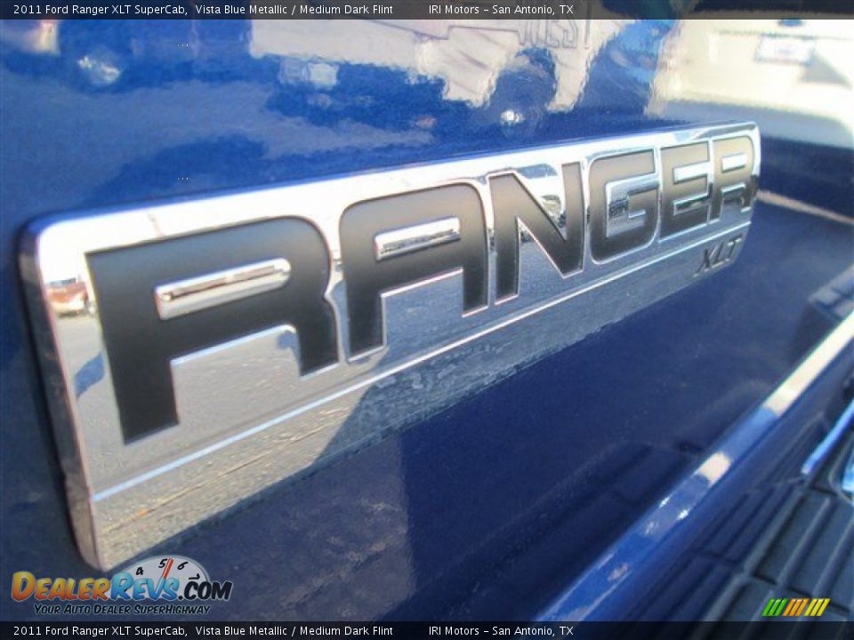 2011 Ford Ranger XLT SuperCab Vista Blue Metallic / Medium Dark Flint Photo #6