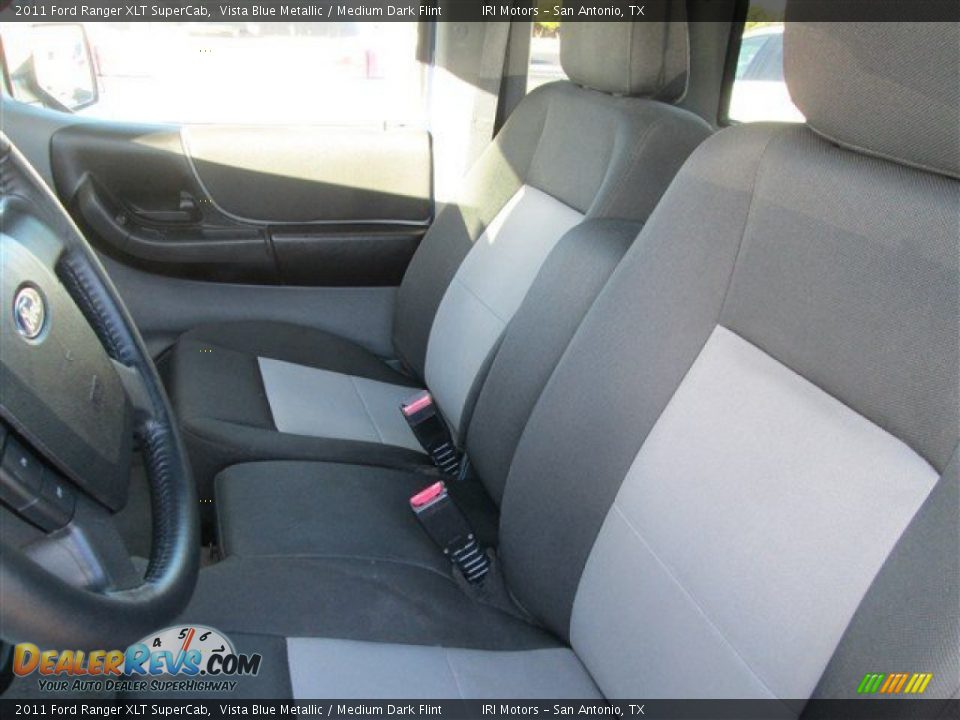 2011 Ford Ranger XLT SuperCab Vista Blue Metallic / Medium Dark Flint Photo #10