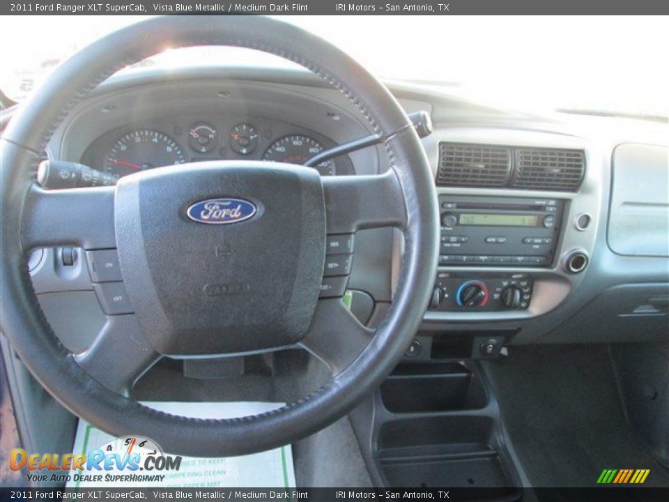 2011 Ford Ranger XLT SuperCab Vista Blue Metallic / Medium Dark Flint Photo #13