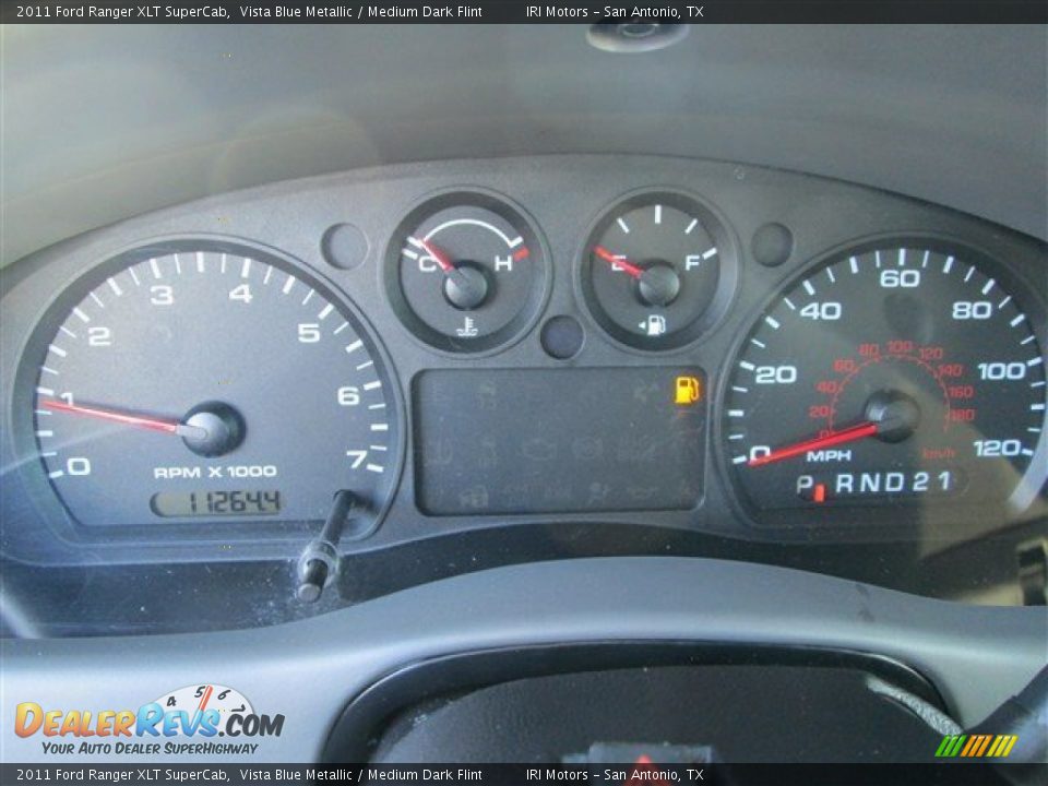 2011 Ford Ranger XLT SuperCab Vista Blue Metallic / Medium Dark Flint Photo #17