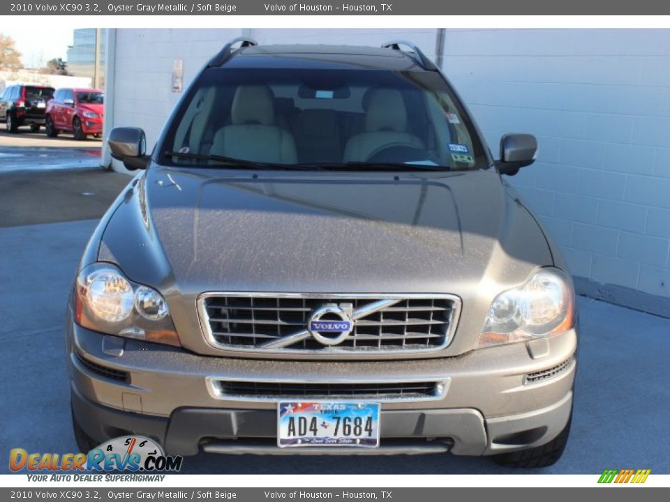 2010 Volvo XC90 3.2 Oyster Gray Metallic / Soft Beige Photo #2